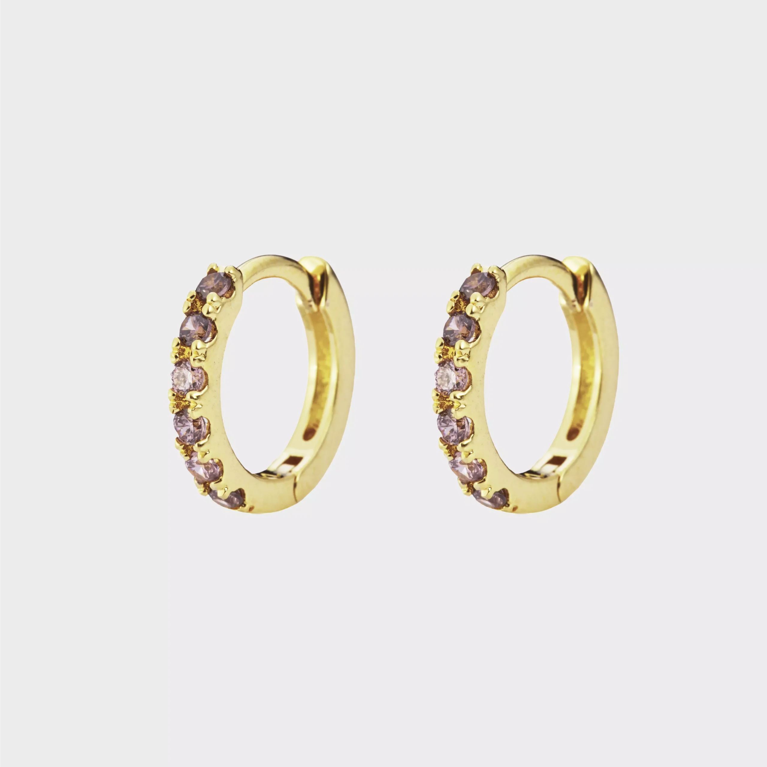 Pendientes CLASIC SHINE 9 Talco - Imagen 2