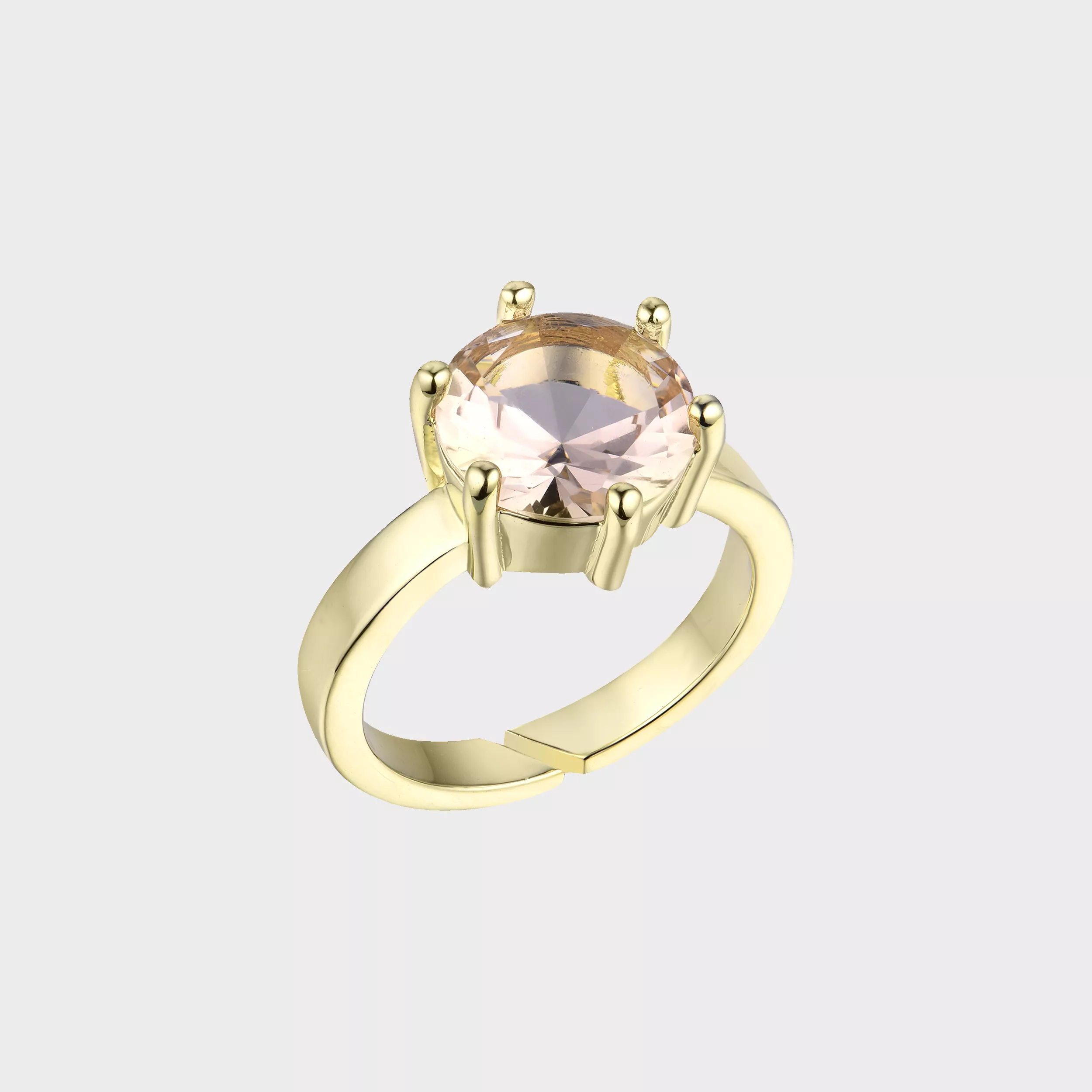 anillo diamond champagne
