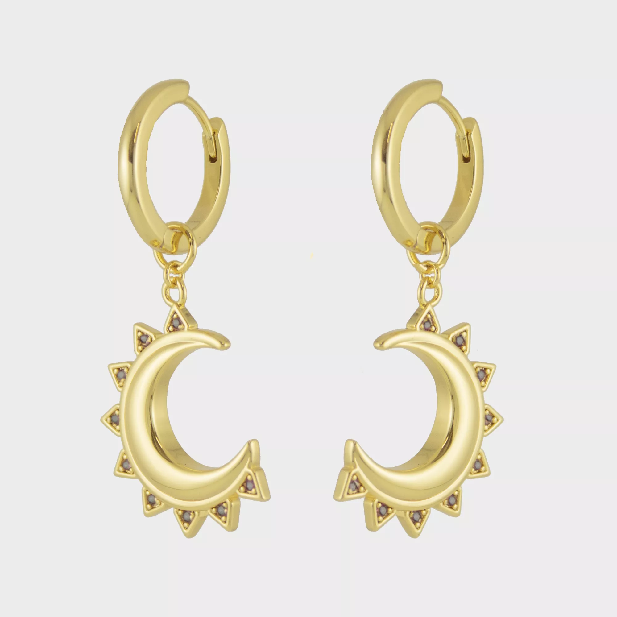 pendientes fire moon chocolate